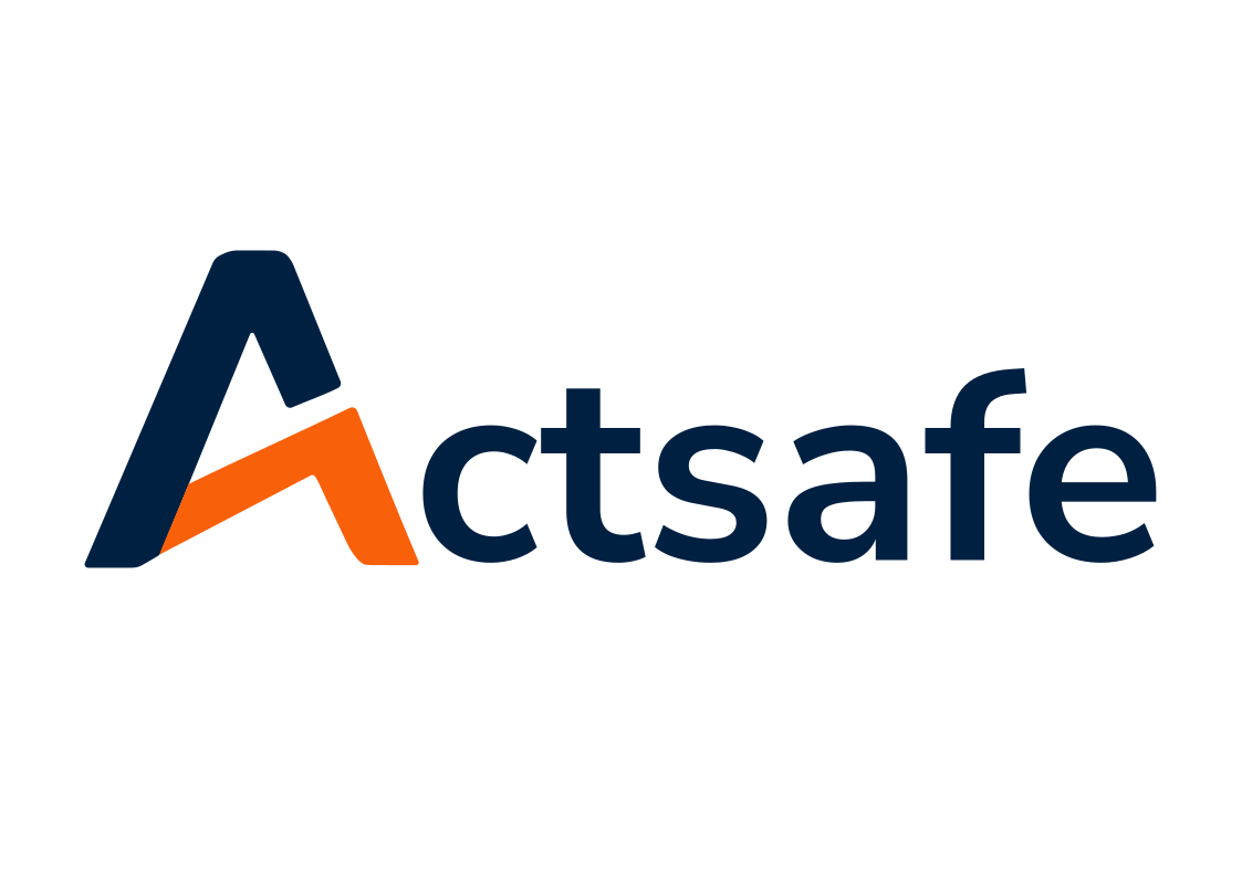 Actsafe logo color Logo Actsafe entreprise conseil santé sécurité au travail Suisse France